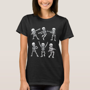Camiseta Skeletons Dançantes Desafio Meninos Meninas H