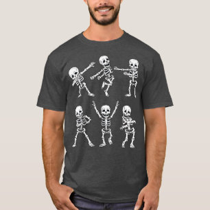 Camiseta Skeletons Dançantes Desafio Meninos Meninas H