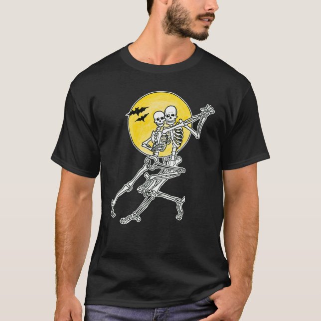 Camiseta Skeletons Dançantes Tshirt (Frente)