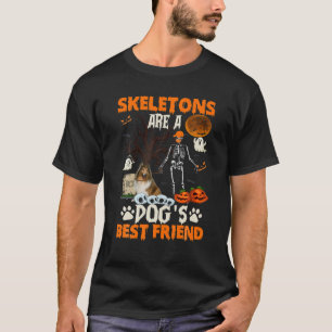 Camiseta Skeletons Shetland Sheepdog É Amigo Engraçado Ha