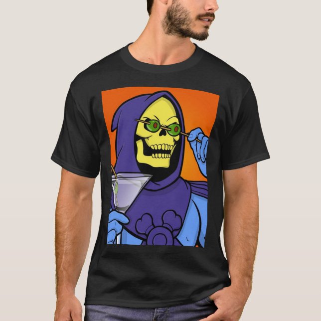 Camiseta Skeletor de Partido Clássico T-Shirt (Frente)