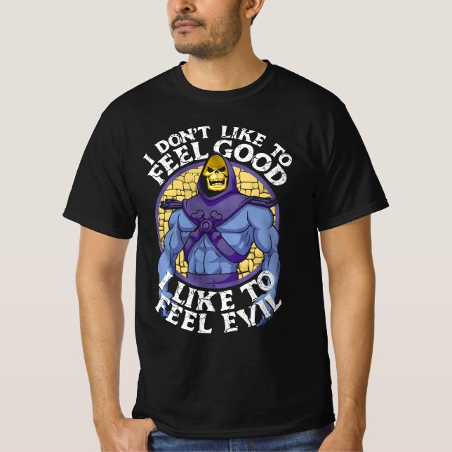 Camiseta "Skeletor Mens Cartoon" (Frente)