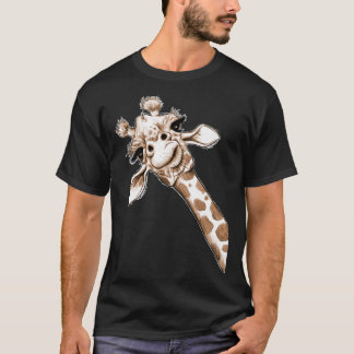 Camiseta Sketch Giraffe Art