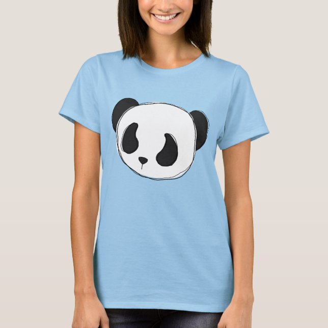 Camiseta sketch panda (Frente)