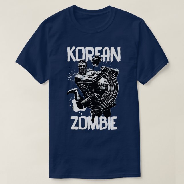 Camiseta Sketch Zombie Coreano (Frente do Design)
