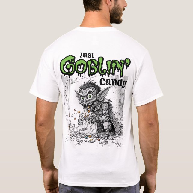 Camiseta Sketchy, Basta Goblin, Frente e Trás (Verso)