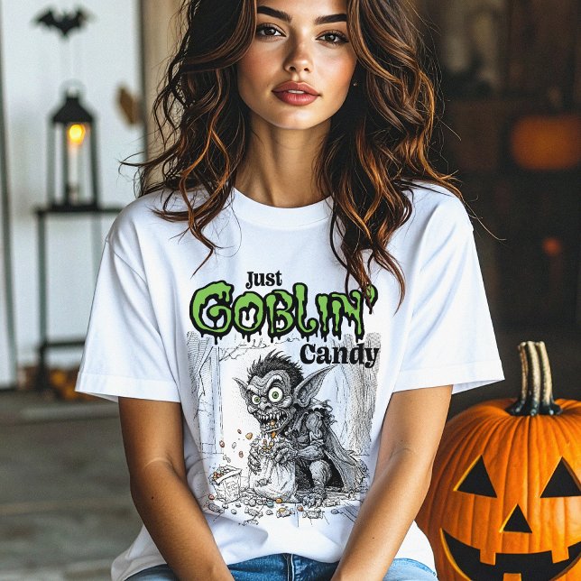Camiseta Sketchy just Goblin' Candy Women's (Criador carregado)