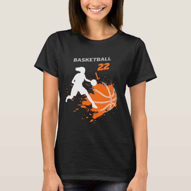 Camiseta Sketll Fever Women's Sketll Team Number 22  (Frente)