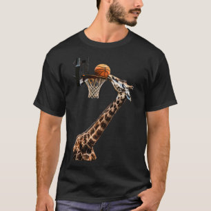 Camiseta Sketll Giraffe Animal Art Sketll Lover Slam Dunk