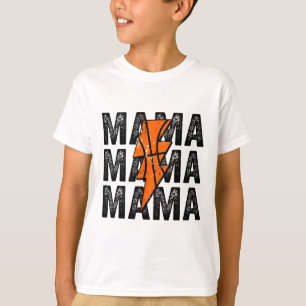 Camiseta Sketll Mama Afastada Relâmpago Mãe