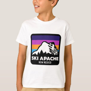 Camiseta Ski Apache Novo México Esquiando a família T