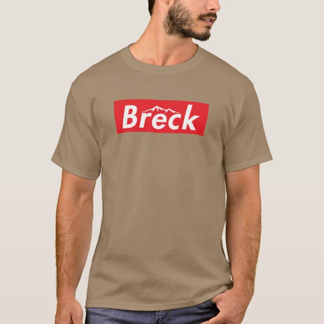Camiseta Ski Breck Breckenridge Colorado Skiting Skiboard (Frente)