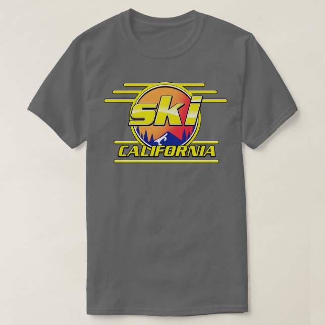 Camiseta ski Califórnia 80 (Frente do Design)