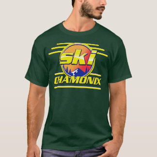 Camiseta ski Chamonix 80s