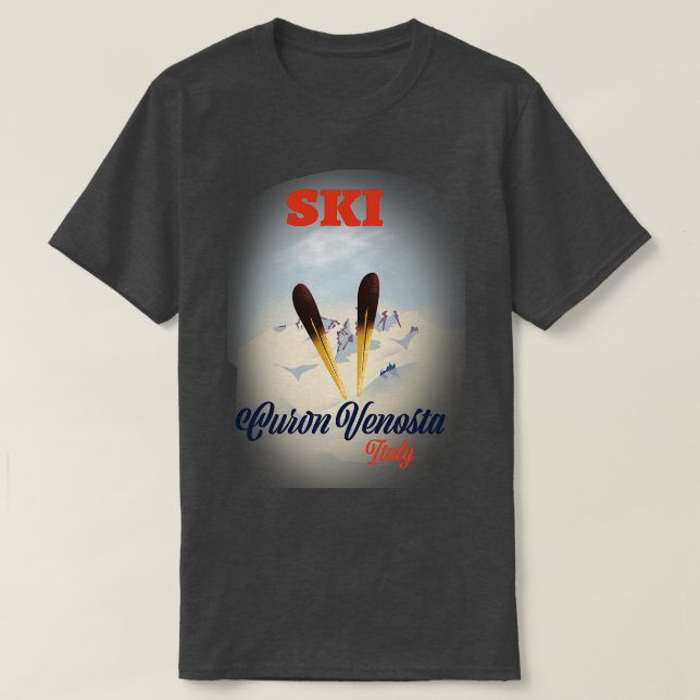 Camiseta Ski Curon Venosta Itália (Frente do Design)