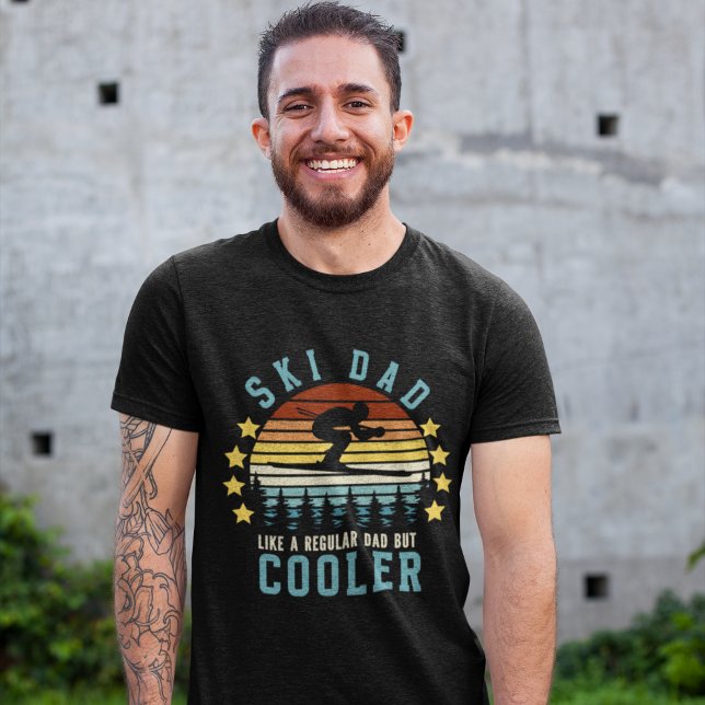 Camiseta Ski Dad Like a Regular Dad But Cooler (Criador carregado)