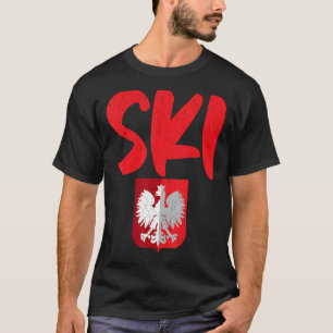 Camiseta Ski Day Shirt Polonês Esqui Sobrenomes Poloneses P
