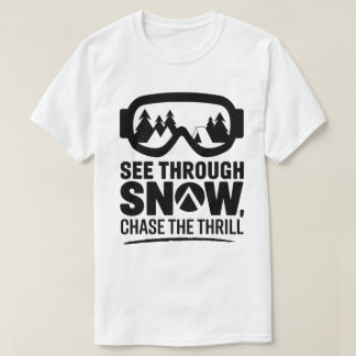 Camiseta Ski Goggles Winter Adventure Snow Cote