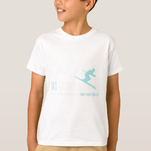 Camiseta Ski Grandpa Engraçado Bonito Presente de Esqui de