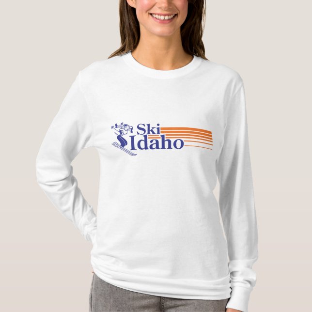 Camiseta Ski Idaho (mulher) (Frente)