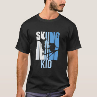 Camiseta Ski Kid Ski Skier Skiers Hobby