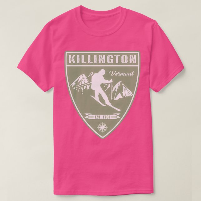 Camiseta Ski Killington Vermont (Frente do Design)