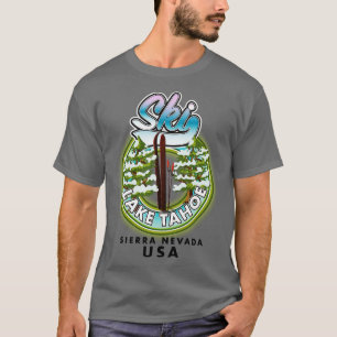 Camiseta Ski Lake Tahoe Sierra Nevada EUA