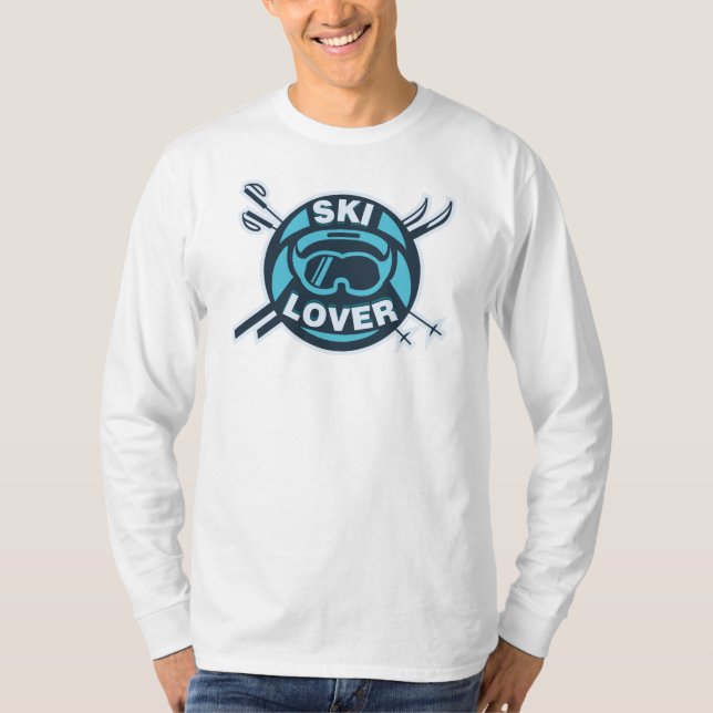 Camiseta Ski Lover Winter Snow Mounts Sports (Frente)