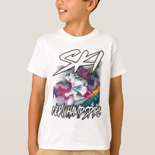 Camiseta Ski New Hampshire Descida Skiventure Adventure Nh