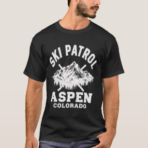 Camiseta Ski Patrol Aspen Colorado Skiing E Snowboard