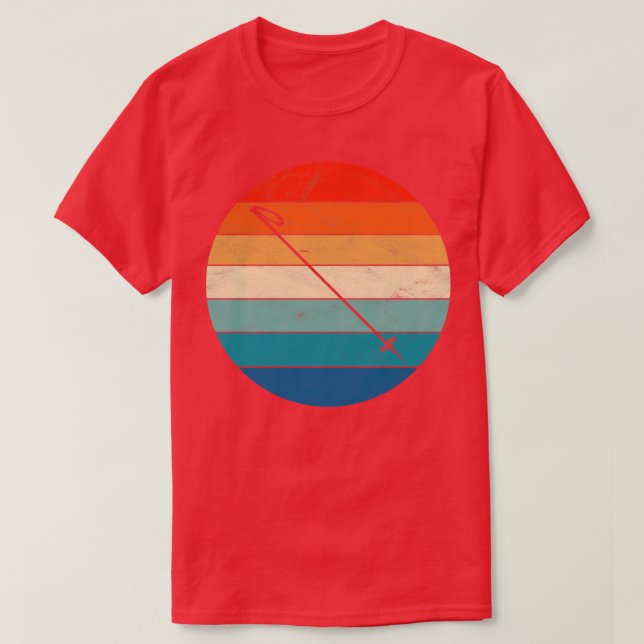 Camiseta Ski Pole (Frente do Design)