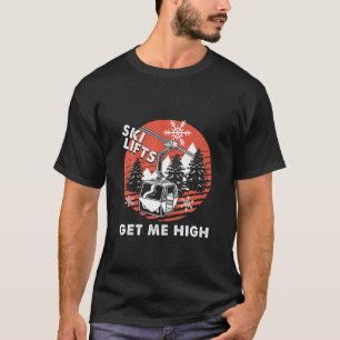Camiseta Ski Resort Me Traga Árvores Altas Céus Esportivos