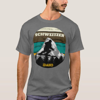 Camiseta Ski Schweitzer Ski Slopes Idaho