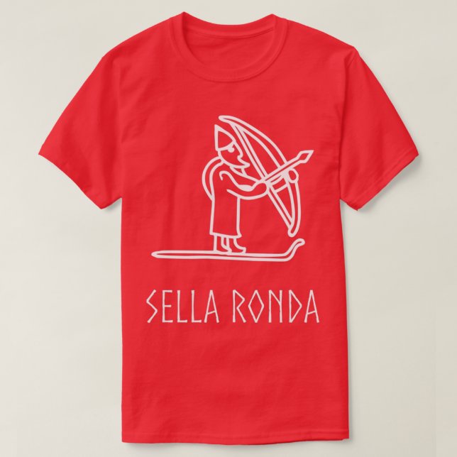 Camiseta Ski Sella Ronda Ullr (Frente do Design)