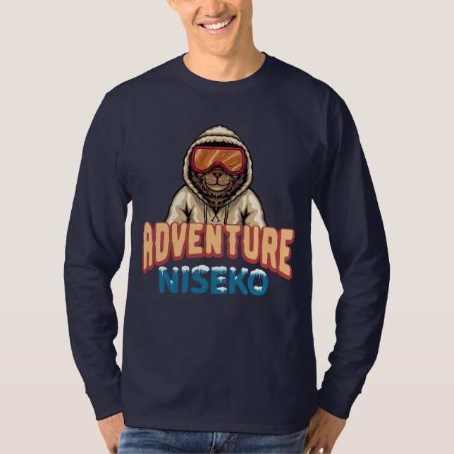 Camiseta Ski Snowboard Japonês (Frente)