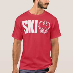Camiseta SKI Sobrenome polonês termina no dia de Ski Dyngus