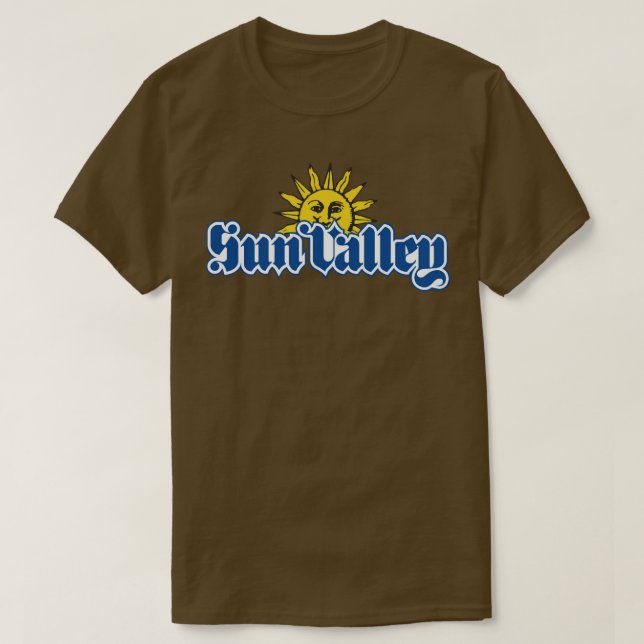 Camiseta Ski Sun Valley Idaho USA Sticker Appareker Home De (Frente do Design)