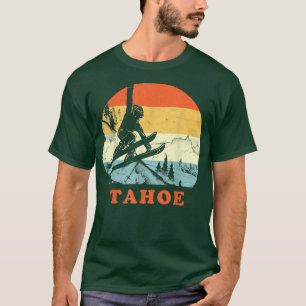 Camiseta Ski Tahoe, California Vintage Retro Snow Sking 649