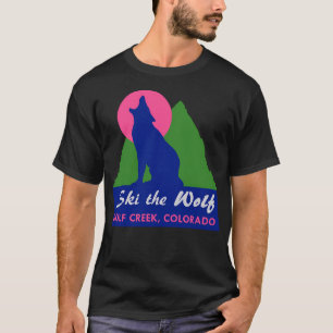 Camiseta Ski The Wolf Creek Colorado Viagens vintage Decal