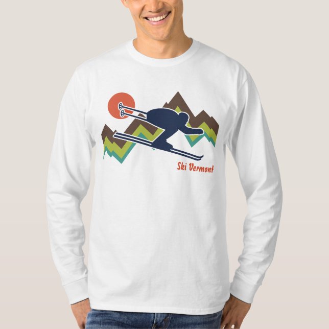 Camiseta Ski Vermont (Frente)