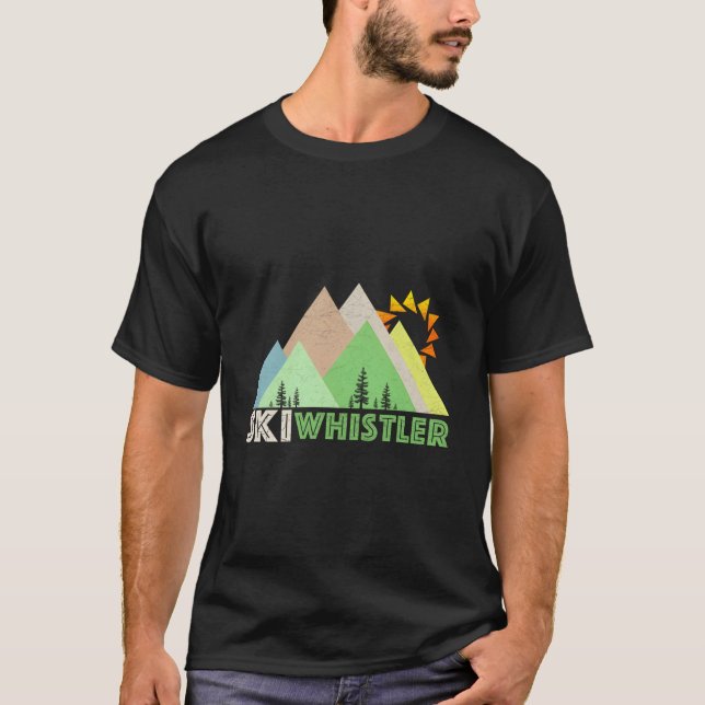 Camiseta Ski Whistler Whistler Bc (Frente)