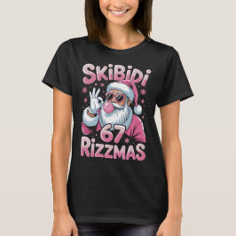 Camiseta Skibidi 67 Rizzmas Papai Noel