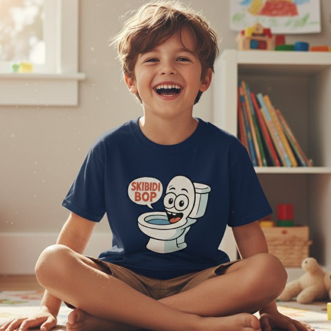 Camiseta Skibidi Bop Yes Yes Funny Skibidi Toilet (Criador carregado)