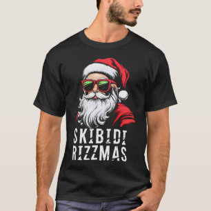 Camiseta Skibidi Rizzmas Natal Rizz Santa Claus Charismo
