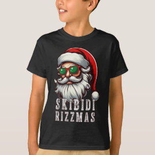 Camiseta Skibidi Rizzmas Natal Santa Feliz Claus Rizz M