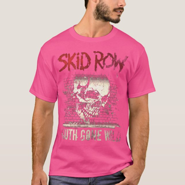 Camiseta Skid Row Youth Gift Wild Art (Frente)