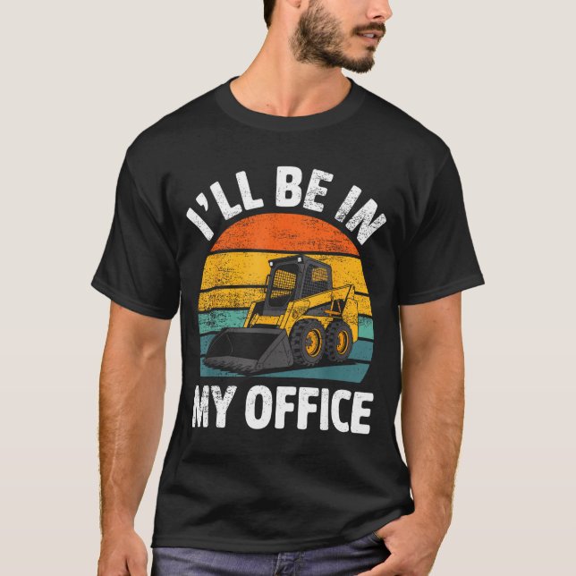 Camiseta Skid Steer Operator Construction Heavy Equipment J (Frente)