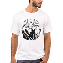 Skier in the mountains - winter sports T-Shirt