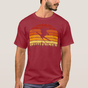 Camiseta Skier Retro Montanhas Vintage Esquiando esquiador
