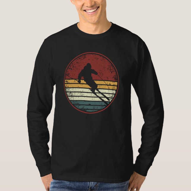 Camiseta Skiers ski tours cross country skiing mountains de (Frente)